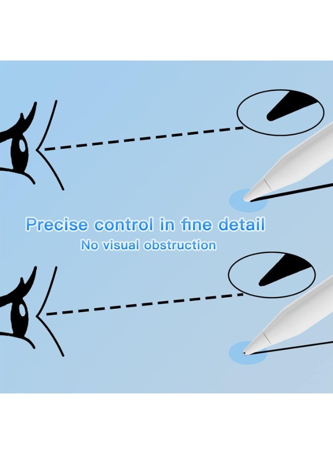 رؤوس أقلام بديلة لقلم آبل برو، رؤوس أقلام مُحسَّنة تناسب الجيل الأل والثاني من أقلام USB نوع سي من آبل، وقلم لوجيتيك كرايون الرقمي، رؤوس أقلام لقلم باد برو، مقاومة للنقطة الدقيقة، مقاوم للتآكل - Image 4